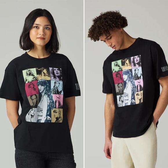 NEW Taylor Swift The Eras Tour Through LA Black T-Shirt Medium Authentic Merch - Picture 4 of 7